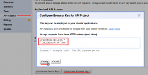 Creando una API Key desde Google APIs Console