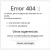 Hacer una página 404 en condiciones en el blog